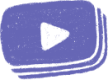 White YouTube Logo